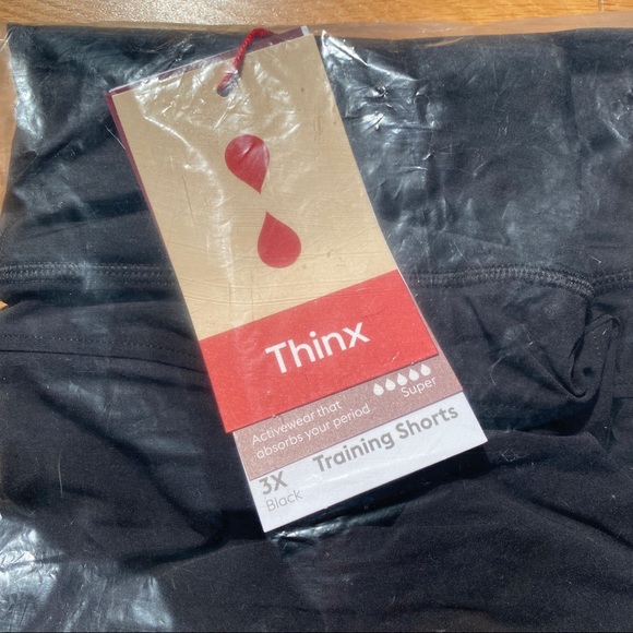 NEW Thinx Training Shorts with Built In Underwear 3X - Picture 2 of 8